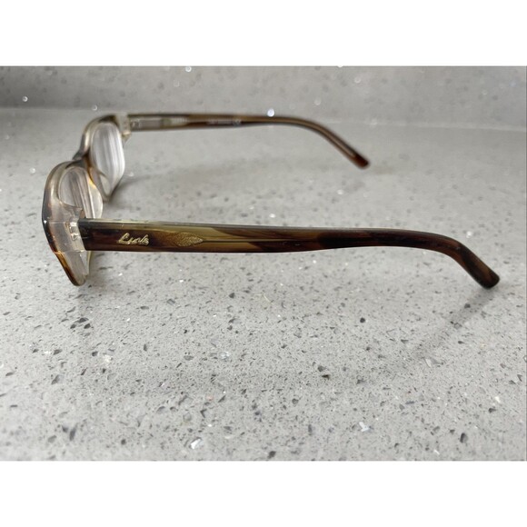LINK OCCHIALI Eyeglasses Frames ONLY LINK3137 C45 50-17-140 Brown Crystal - Picture 3 of 14